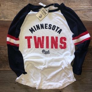 PINK Minnesota Twins Baseball Tee